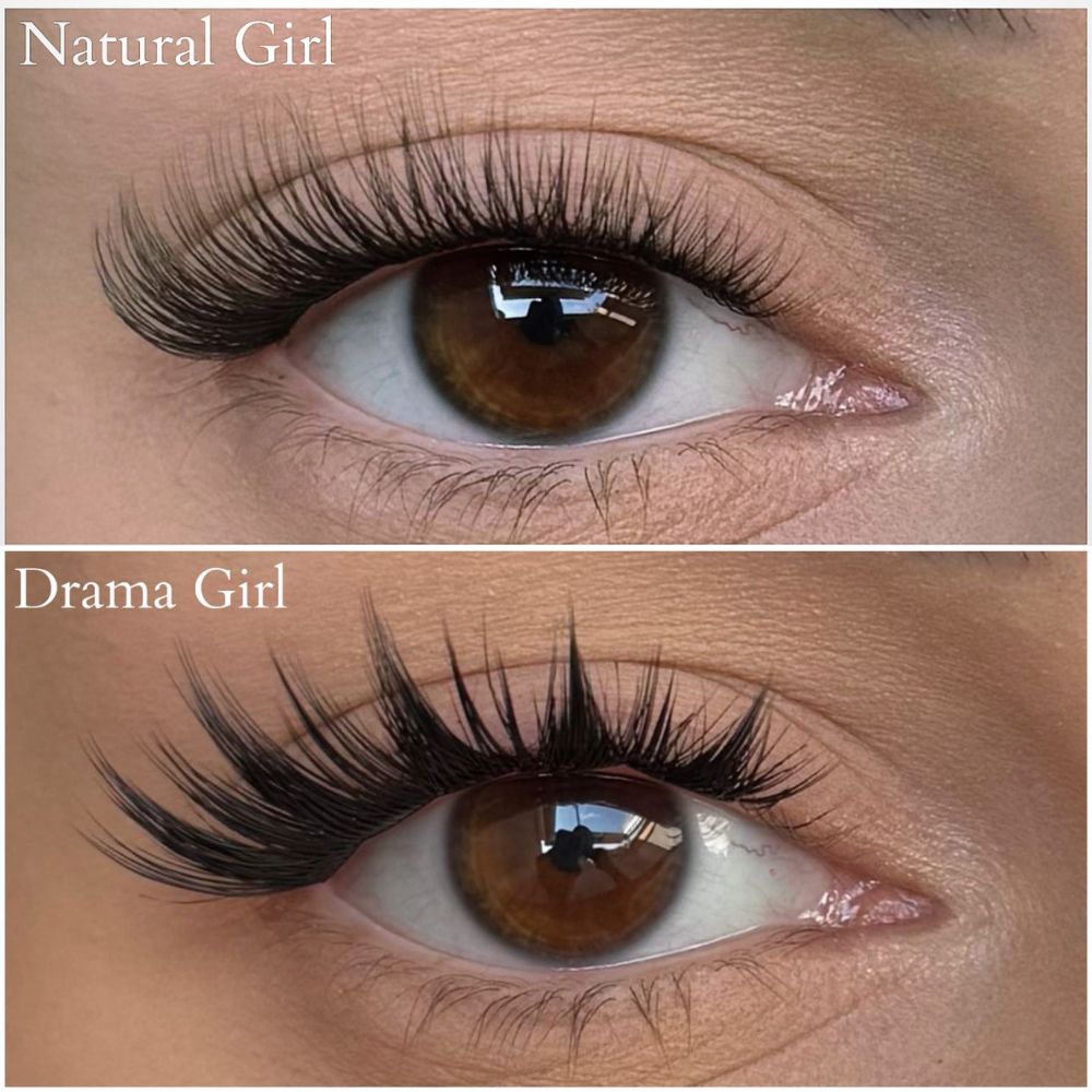 DramaGirl/NaturalGirl pakiet 150 kępek - Modna Lash