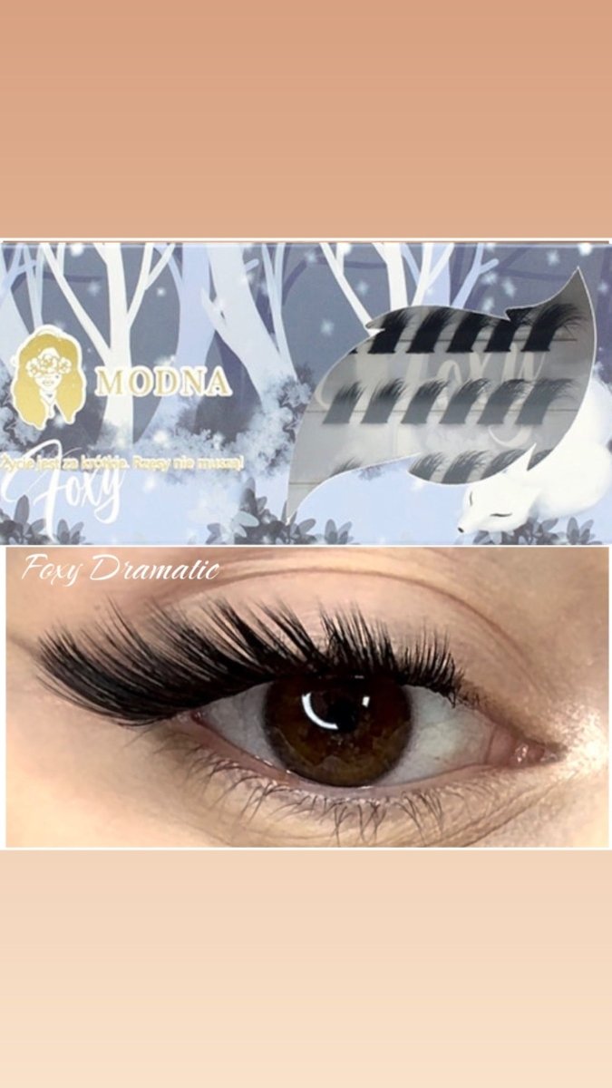foxy dramatic 9 - 15 M/L jedwab - Modna Lash