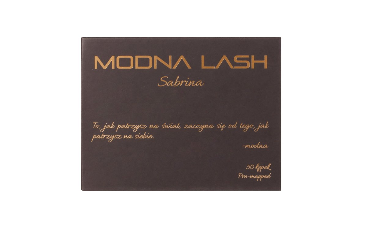 Sabrina 🤎+🖤 CC mapowane kaszmir - Modna Lash