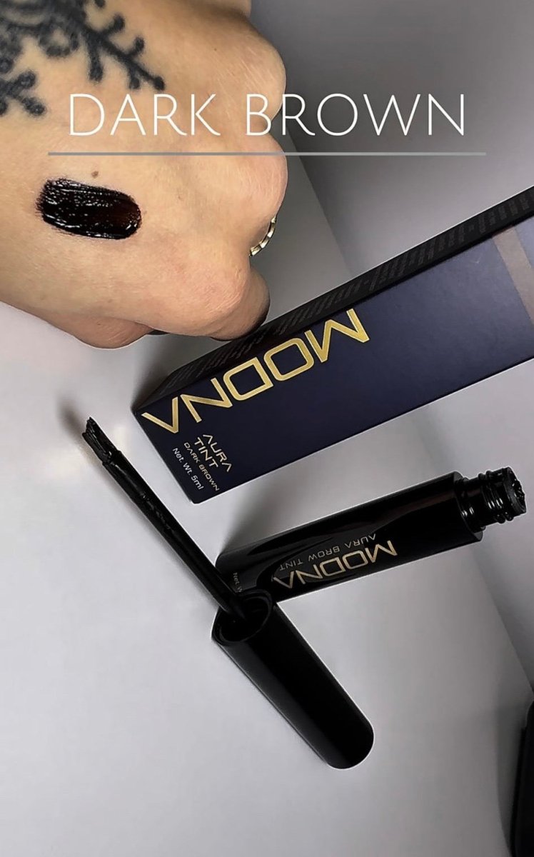 Henna do brwi - Ciemny brąz - Modna Lash