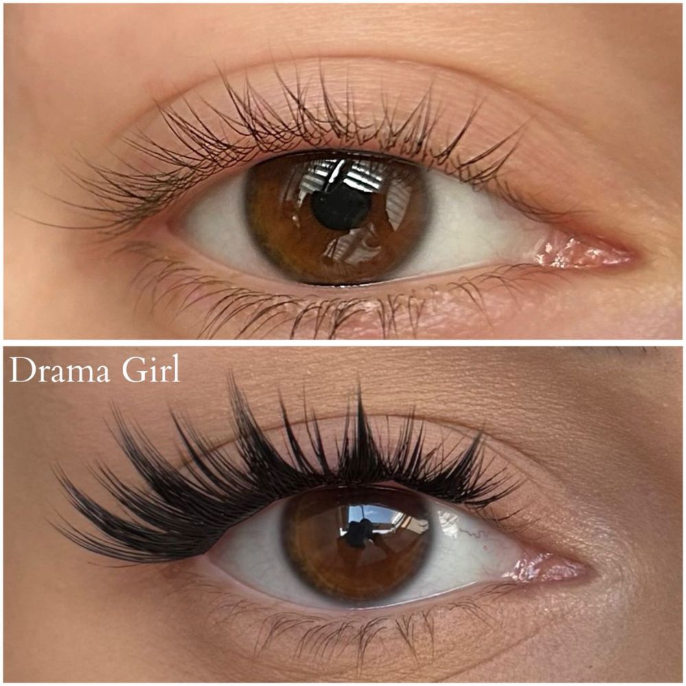 DramaGirl/NaturalGirl pakiet 150 kępek - Modna Lash