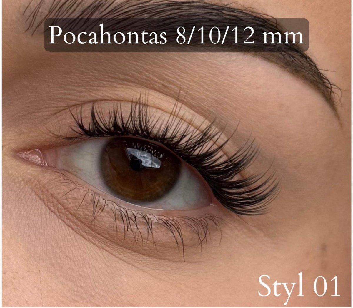 pocahontas 8/10/12 B/C jedwab - Modna Lash
