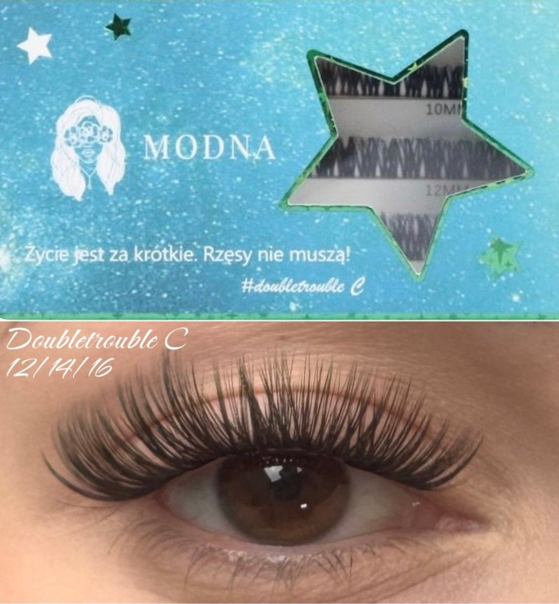 doubletrouble 12/14/16 C jedwab - Modna Lash