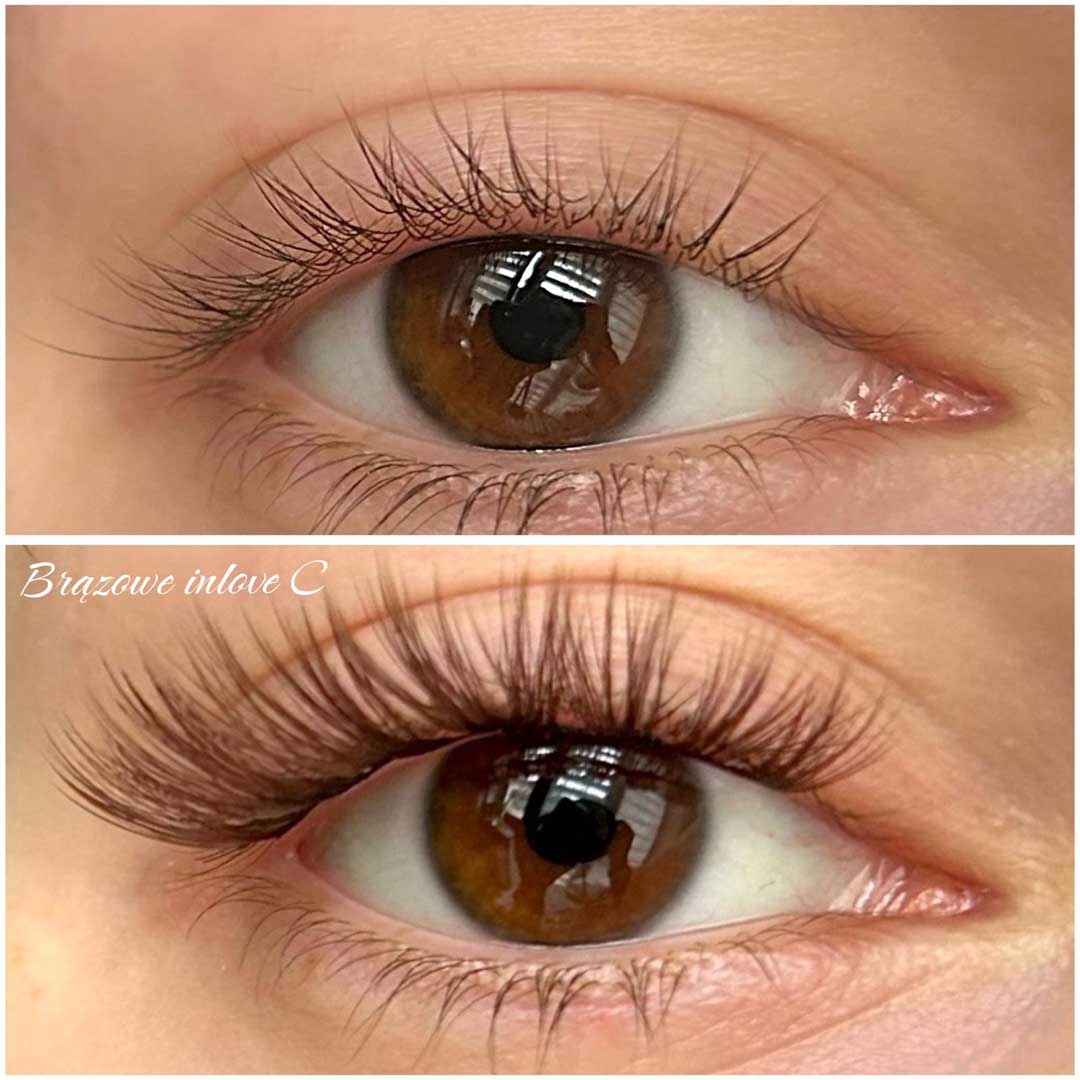 inlove brown skręt C VIP - Modna Lash
