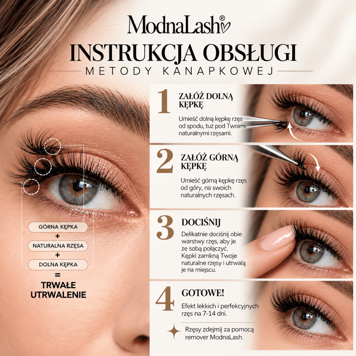 #Lorena METODA KANAPKOWA - Modna Lash