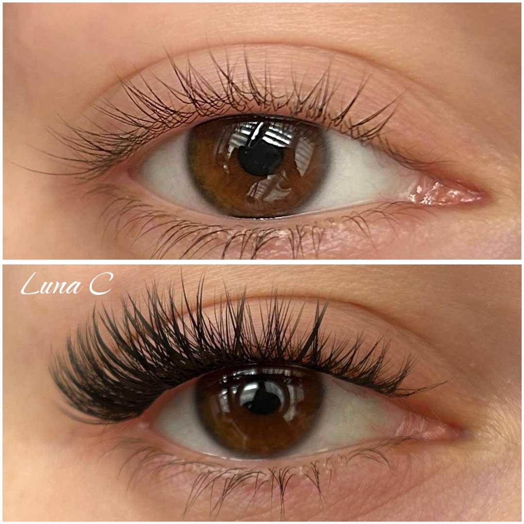 Luna skręt C gotowe kępki do aplikacji - Modna Lash