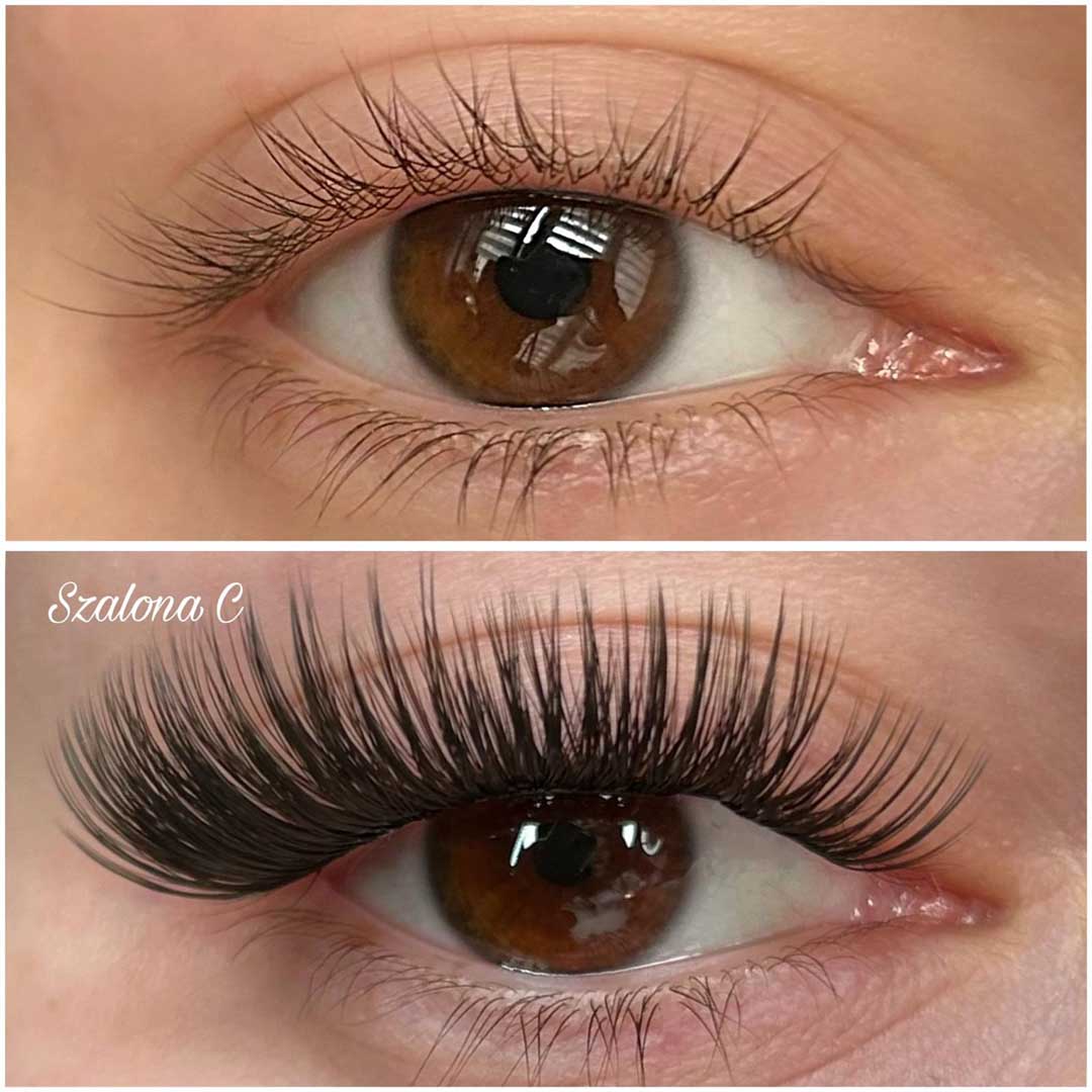 szalona skręt C gotowe kępki do aplikacji - Modna Lash