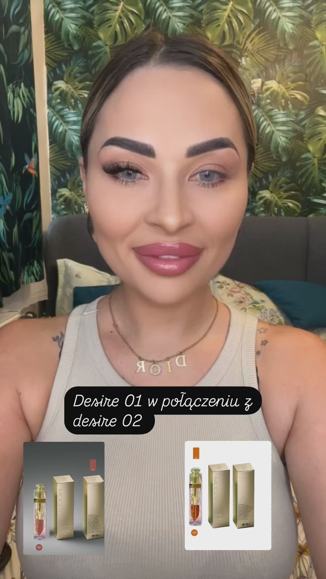 DESIRE 01 MATOWY BŁYSZCZYK W PŁYNIE