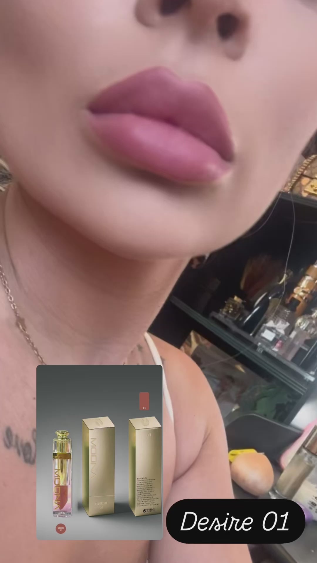 DESIRE 01 MATOWY BŁYSZCZYK W PŁYNIE